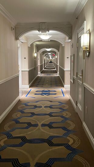 Es müssen etliche Meter bis zu unserem Domizil zurückgelegt werden