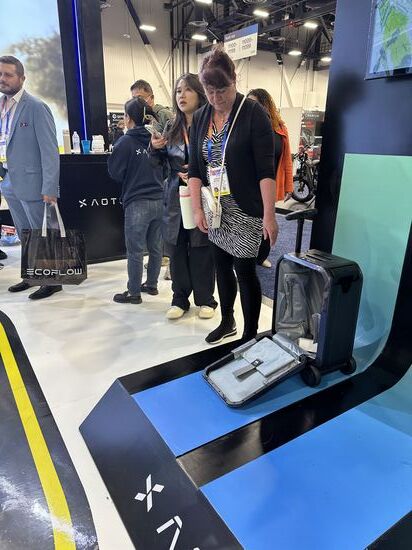 Sogar einiges an Gepäck passt hinein