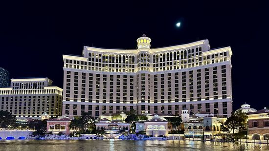 Thomas geht noch mal auf Wanderschaft zum Bellagio. Hier wurde u.a. Ocean Eleven gedreht.