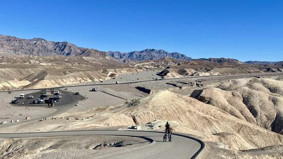 Parkplätze genug und es ist nicht viel los….
