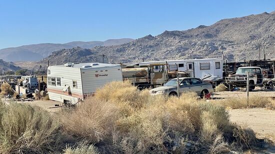 Ob hier noch Menschen leben, können wir nicht erkennen