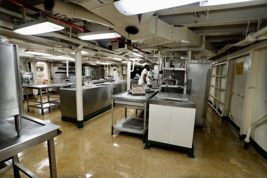 Teil der Offiziersmesse.