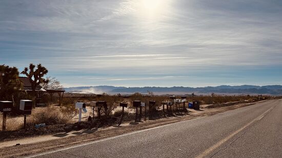 Unzählige Briefkästen….