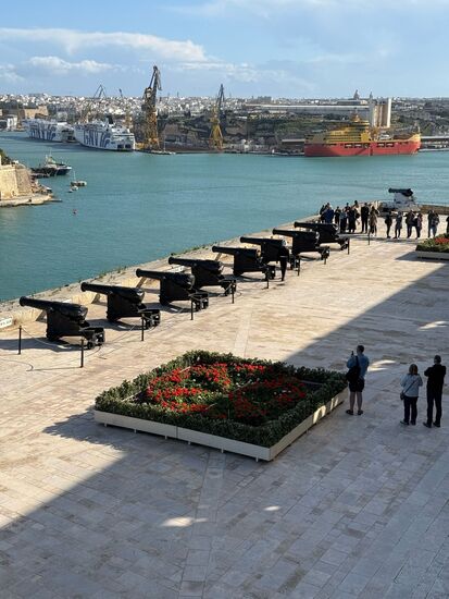 Hier erwacht täglich die Geschichte Maltas zum Leben -2x täglich wird hier ein Schuss abgefeuert