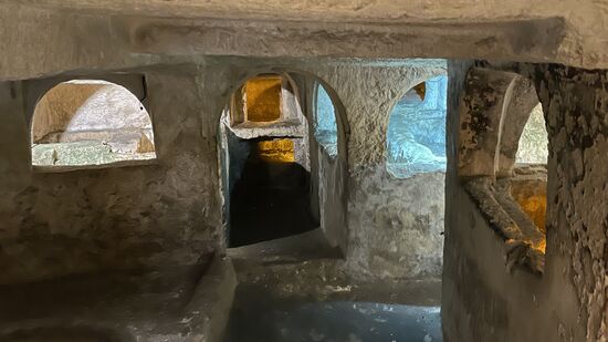 Es entstanden komplexe Systeme aus Kammern und Vorkammern