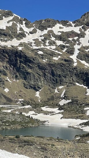 Der erste See unserer Seen-Wanderung
