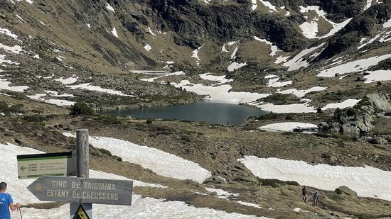 Es sind nicht viele Menschen hier unterwegs