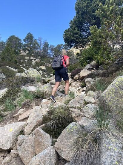 Von wegen mittelschwer….hier geht schon wieder das Gekraxele los!