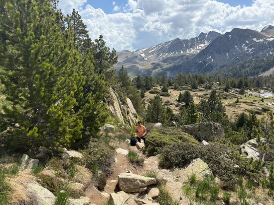 Bei der heutigen Tour haben wir 400 Hm zu überwinden-das ist nicht ohne