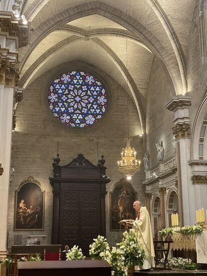 Während unseres Besuches findet eine Messe statt