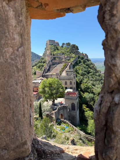 Immer wieder der Blick auf das „lower castle“
