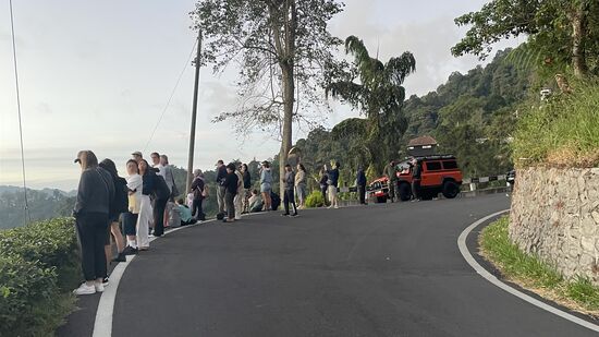 Es sind einige früh aufgestanden…