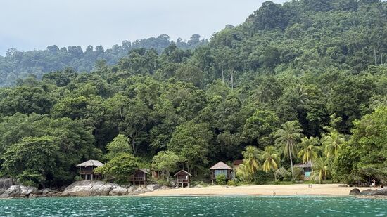 …alle mit einem eigenen kleinen Strand vor der Haustür…