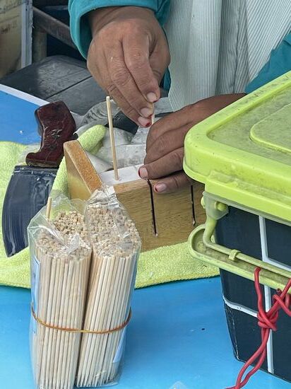 Holzpieker rein- fertig!!