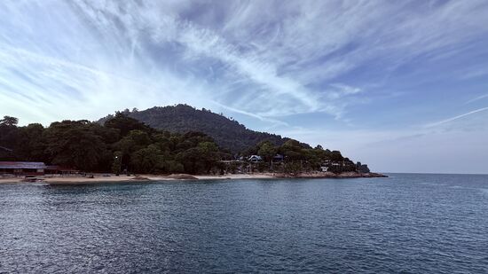 Noch mal ein letzter Blick auf die Bucht von Kecil