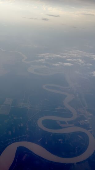 Wieder ein kurzer Flug von 40 Minuten
