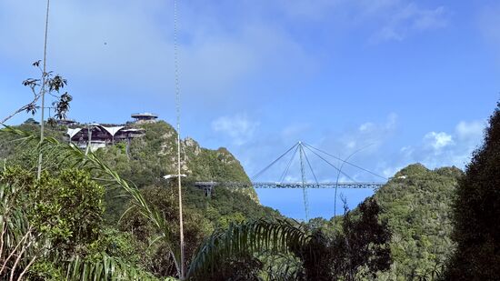Blick auf die Skybridge