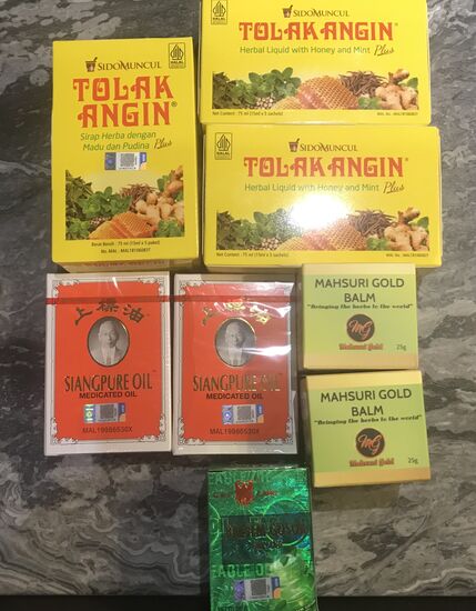 Ich shoppe mal ein paar typische Sachen aus Malaysia für das Wohlbefinden und die Gesundheit 