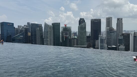 Der Pool im 57.Stock