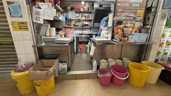 Sehr einfach, aber er macht guten Umsatz