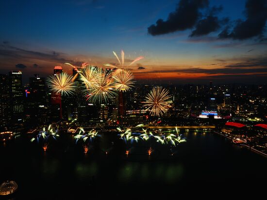 Dann das Feuerwerk!!