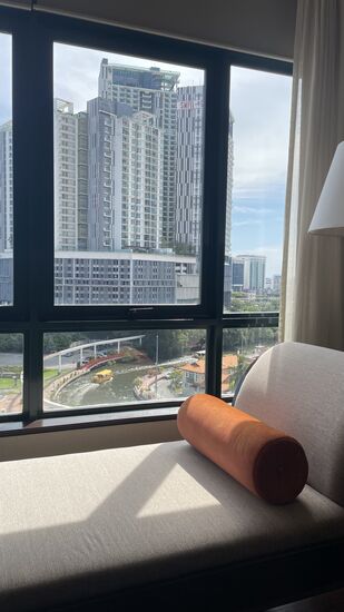 Unser Zimmer im 11. Stock mit toller Aussicht