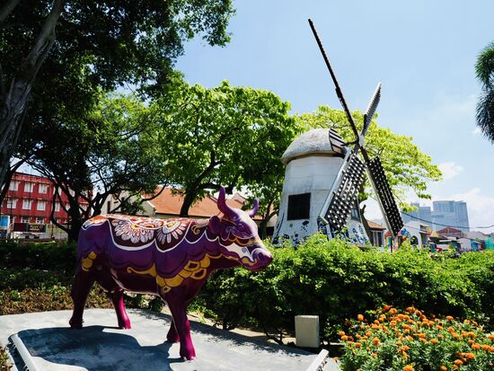 1641-1824 war Malakka unter niederländischer Herrschaft-unterbrochen von britischer  Herrschaft, aber 1818 erneute niederländisch bis 1824