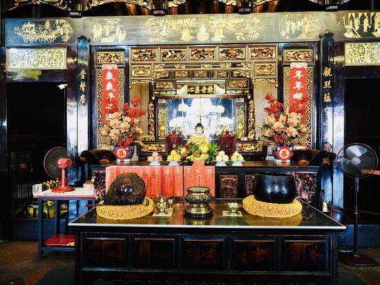 Der Tempel ist nicht sehr groß