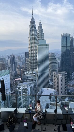 Nach ein paar Fotos auf den Sonnenuntergang warten…