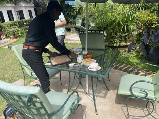 Wir gönnen uns Tee-Time mit Scones 