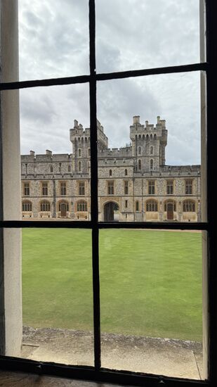 Aus den Fenstern auch schöne Blicke