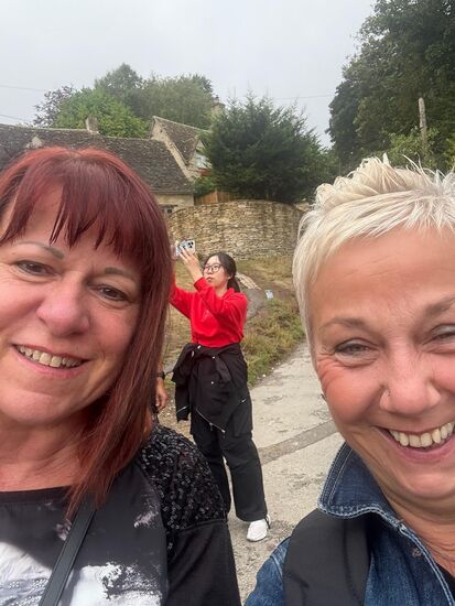 Wir sind nicht allein… zur selben Zeit kam ein Bus mit schnatternden Asiaten an und der Kampf um die besten Fotomotive nimmt seinen Lauf…