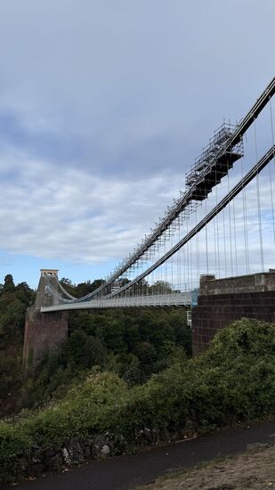 Die Brücke ist nun das Wahrzeichen der Stadt Bristol