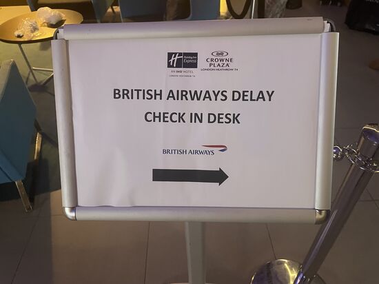 Lustig--im Hotel ist man schon auf die Situation vorbereitet...