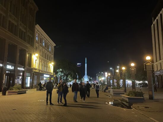 Die Stadt ist jetzt zum Leben erwacht