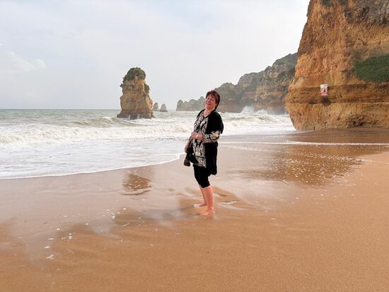 Ich lache mich schlapp wenn die Wellen kommen 