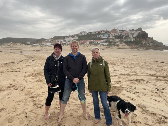 Ein ganz toller Tag am Beach von Clérigo mit Martin und Hund Daisy—es war toll!
Danke Martin!