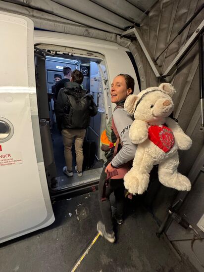 Thalias kuscheliger Reisebegleiter wird in Nepal bleiben