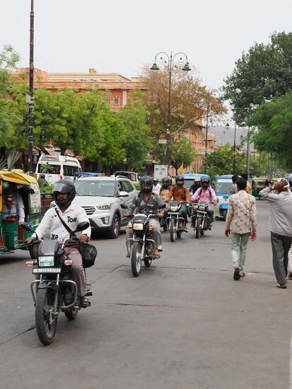 …und wieder ins Getümmel…