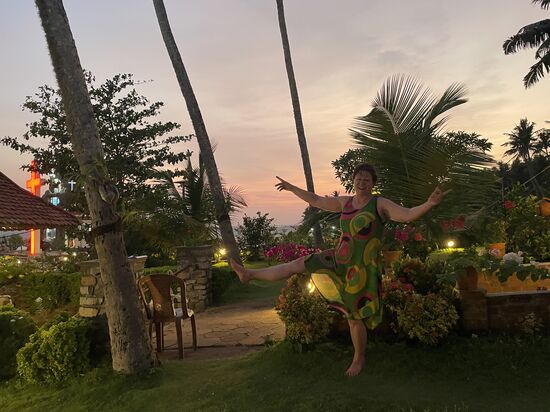 Sie hat ein Auge für das schöne Licht—leider habe ich garkein Foto von ihr 