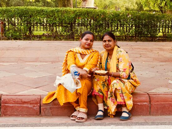 Die beiden lassen sich gern fotografieren 