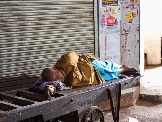 Nach schwerer Arbeit darf geruht werden….