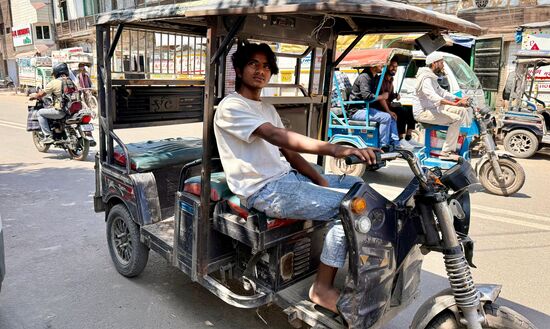 Er hat uns alle 4 ein Stück gefahren 