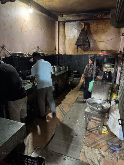 … und hier dann gekocht.