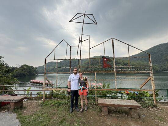 … und machen noch ein schnelles Foto.