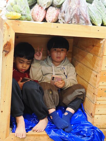 Die beiden dürfen wir fotografieren…