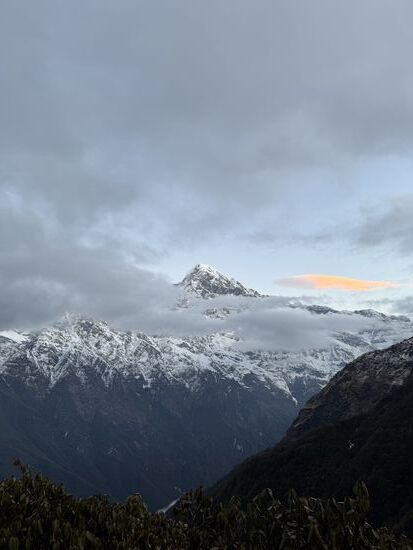 …und die Wolken lichten sich so langsam.