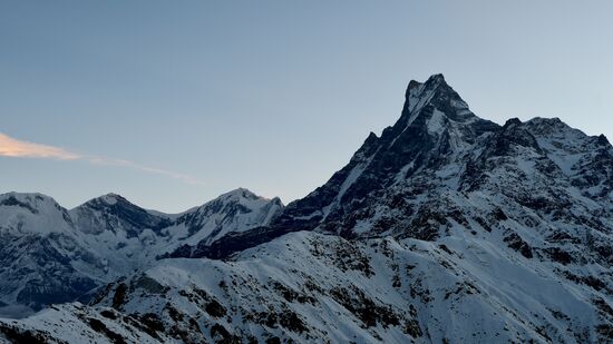 Der Himmel wird immer klarer.