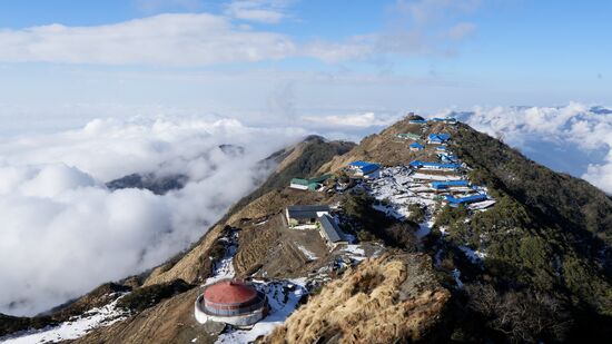 Das High Camp von oben.