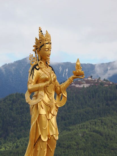 Eine Dakini-eine weibliche erleuchtete Gestalt